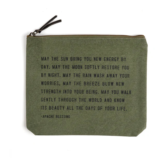 Canvas Zip Bag - Rosemary