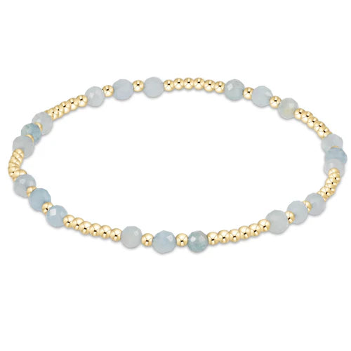 Gold Joy Bead Bracelet - Gemstone