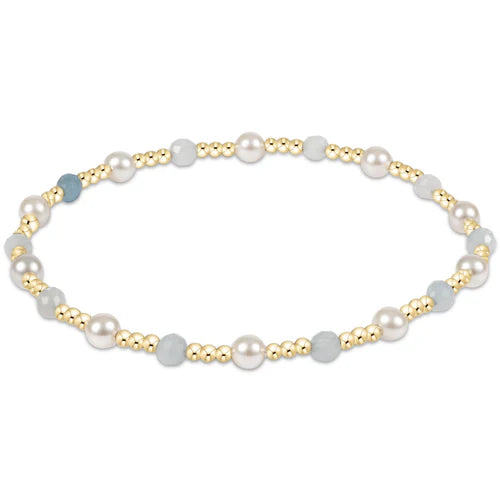 Pearl Sincerity Bead Bracelet - Gemstone