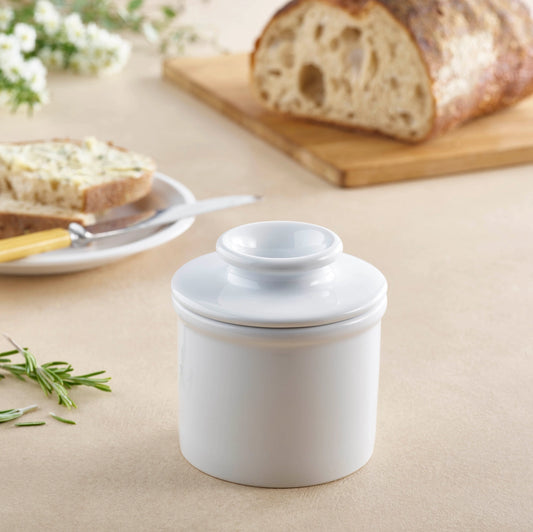 The Original Butter Bell Crock - Classic White