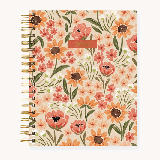 Sunny Poppies 2026 Yearly Planner