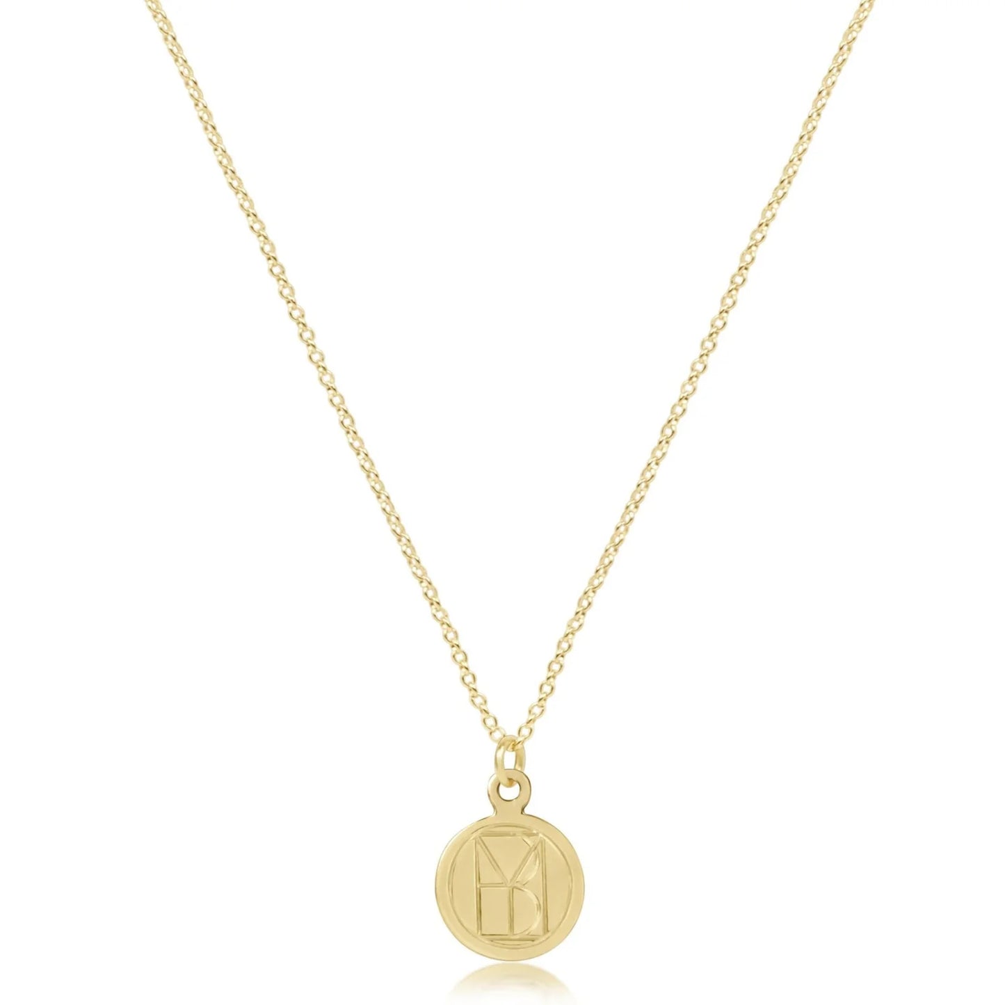 16" Be You Disc Necklace