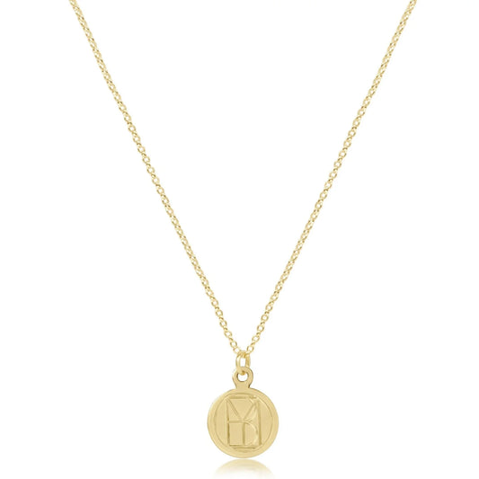 16" Be You Disc Necklace