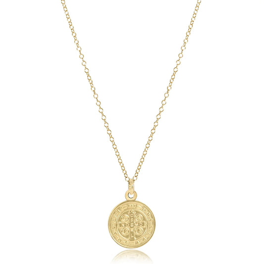 16" Blessing Disc Necklace