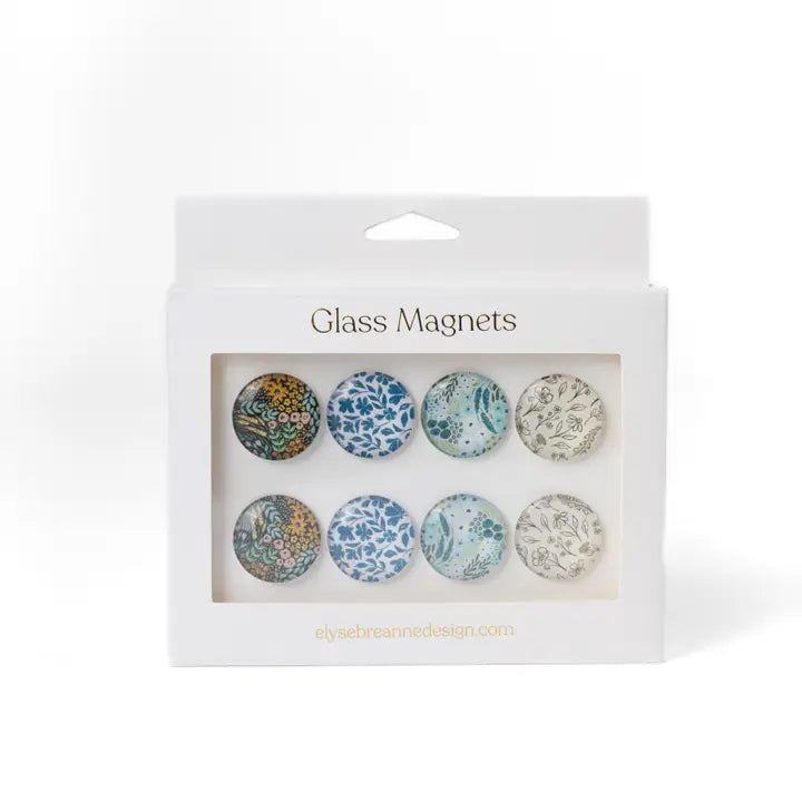 Glass Magnets - Winter Tones