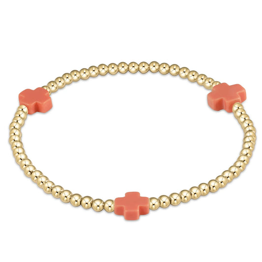 Signature Cross 3mm Bead Bracelet - Egirl