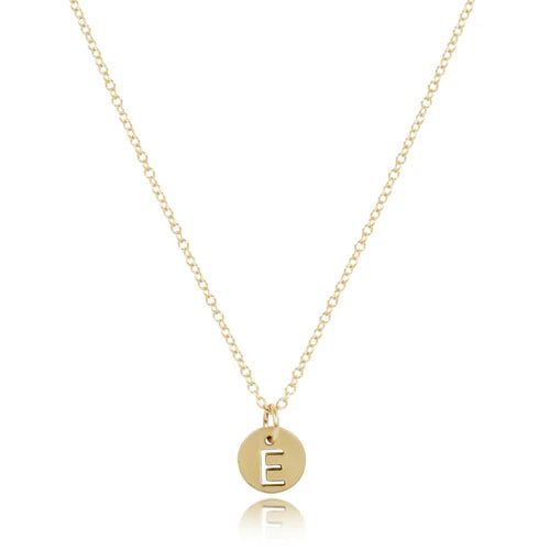 16" Gold Initial Necklace