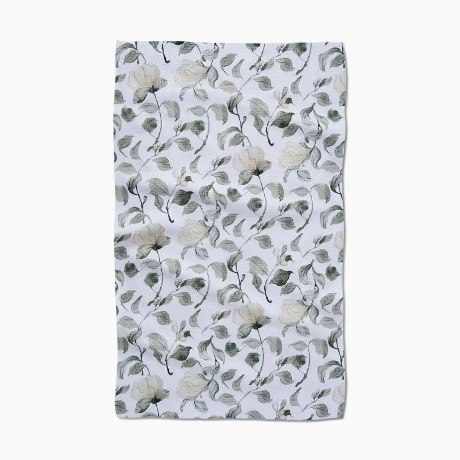 Spring Floral Blossoms Tea Towel