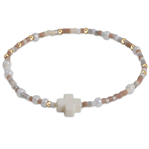 Hope Unwritten Signature Cross Bracelet - Egirl