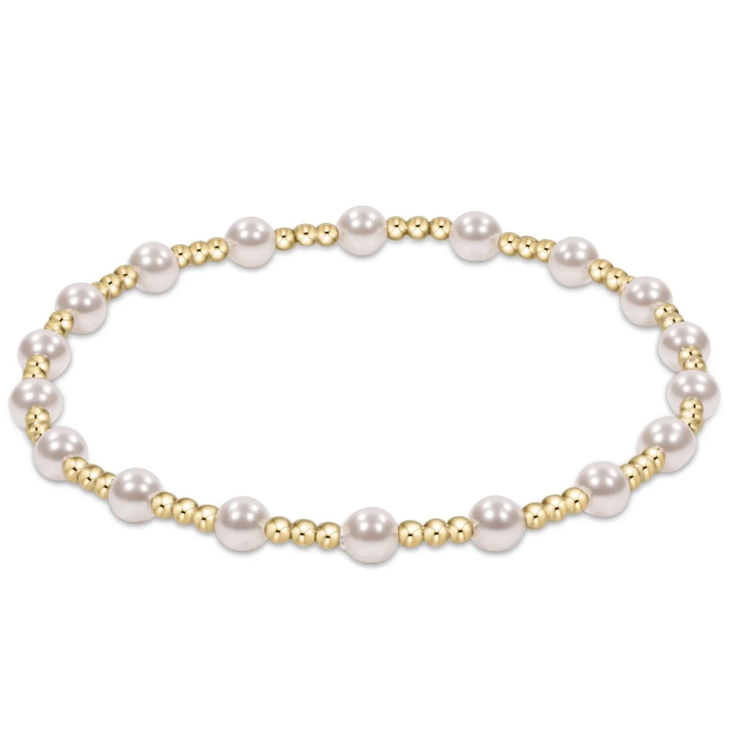 Classic Pearl Sincerity Bead Bracelet - Egirl