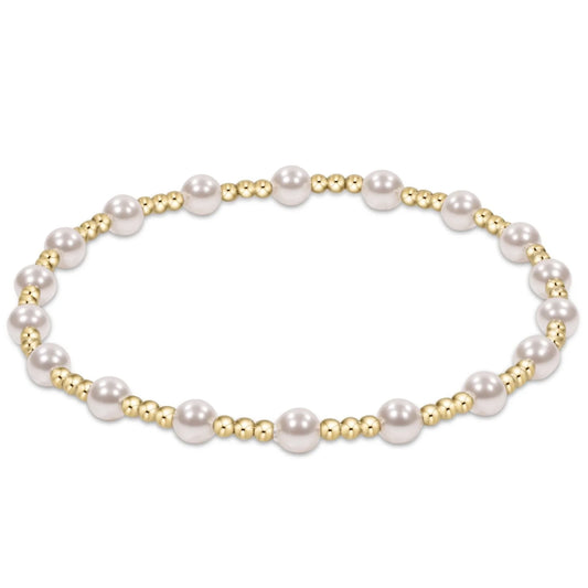Classic Pearl Sincerity Bead Bracelet - Egirl