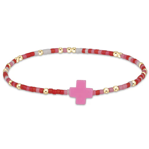 Hope Unwritten Signature Cross Bracelet - Egirl