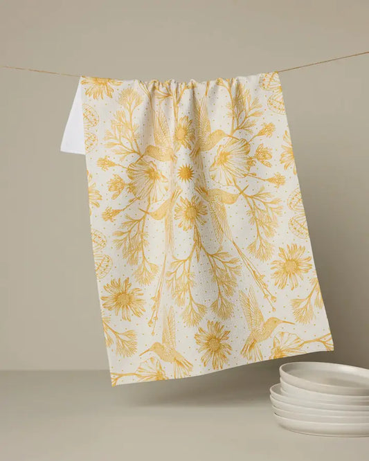 Gilded Nectar Tea Towel