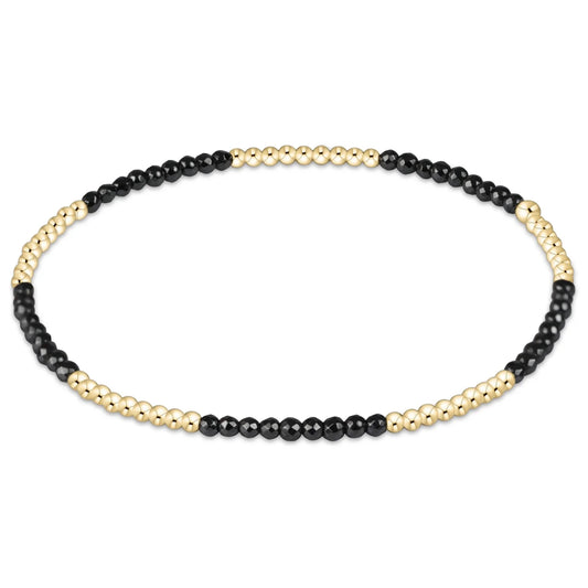 Faceted Hematite Blissful Bead Bracelet