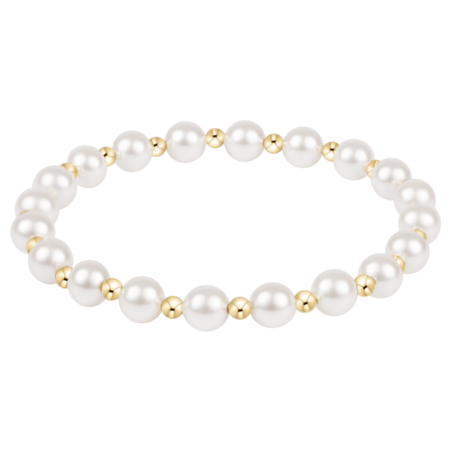 Grateful Pearl Bead Bracelet