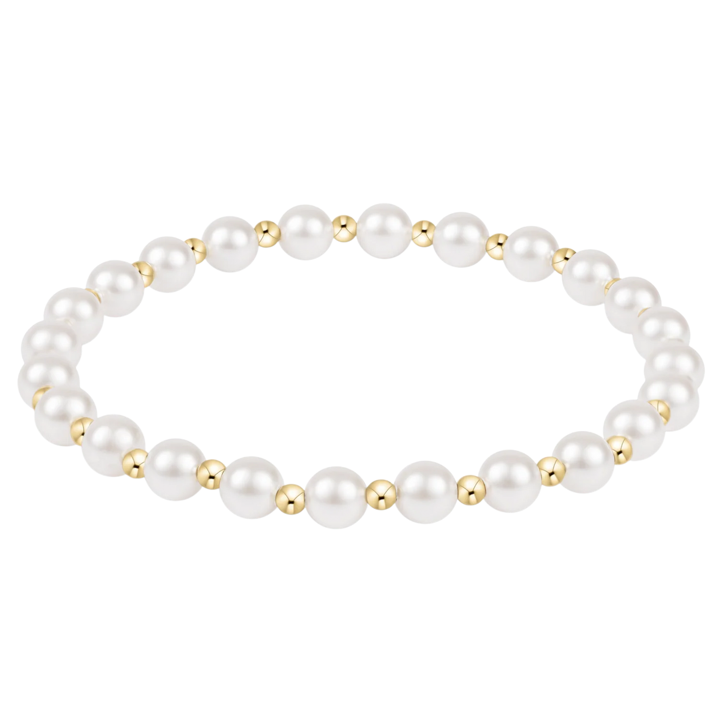 Grateful Pearl Bead Bracelet