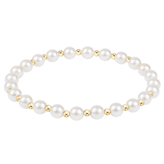 Grateful Pearl Bead Bracelet