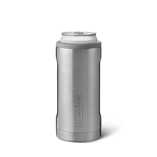 Hopsulator Slim Can Cooler (12oz Can Cooler) - Stainless