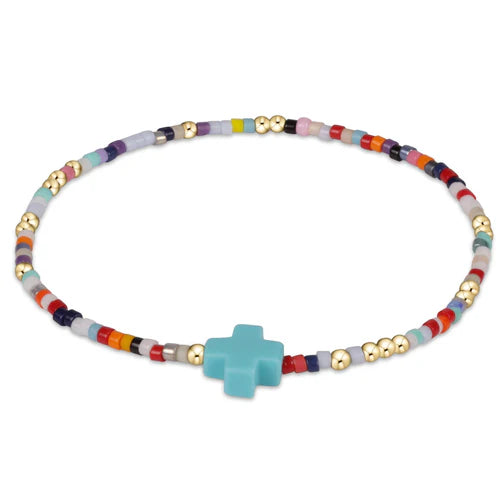 Hope Unwritten Signature Cross Bracelet - Egirl