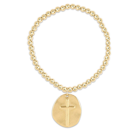 Classic Gold 4mm Inspire Charm Bracelet