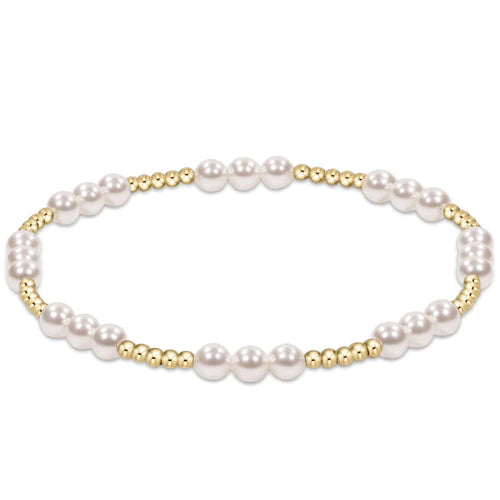 Classic Joy Bead Bracelet - Pearl