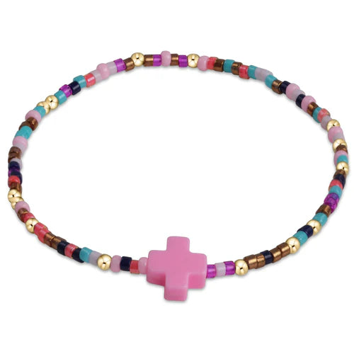 Hope Unwritten Signature Cross Bracelet - Egirl