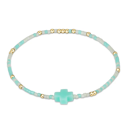 Hope Unwritten Signature Cross Bracelet - Egirl