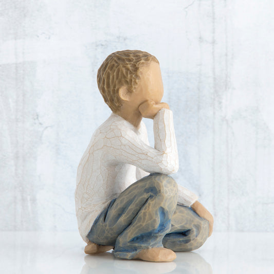 Inquisitive Child Figurine