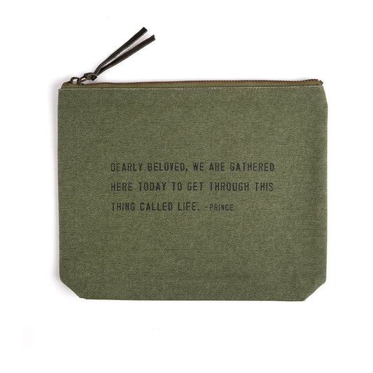 Canvas Zip Bag - Rosemary