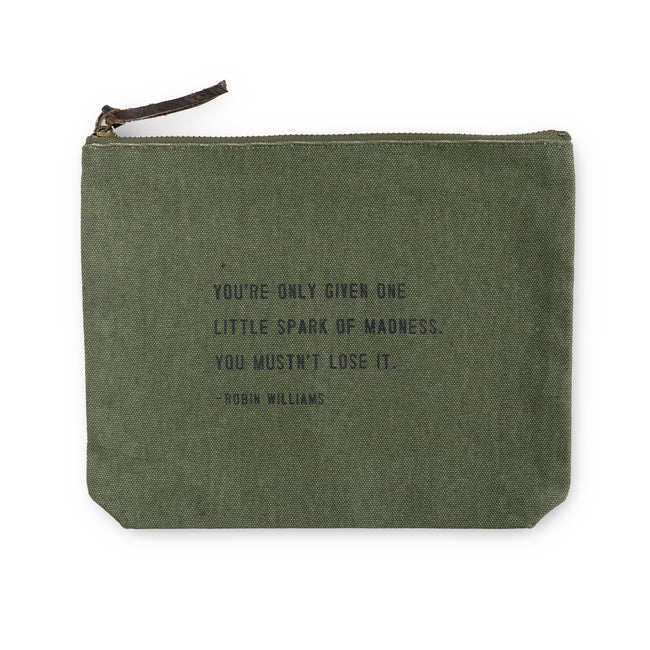 Canvas Zip Bag - Rosemary