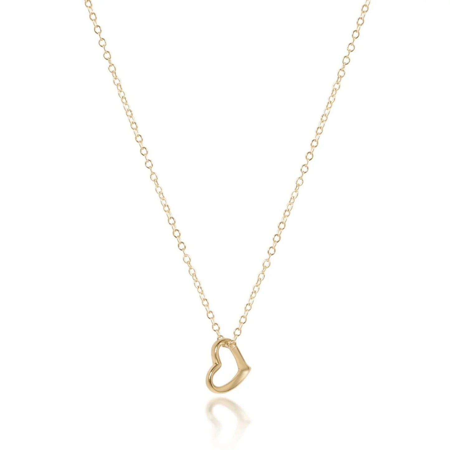 16" Small Love Charm Necklace