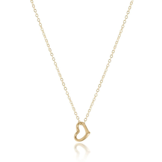 16" Small Love Charm Necklace