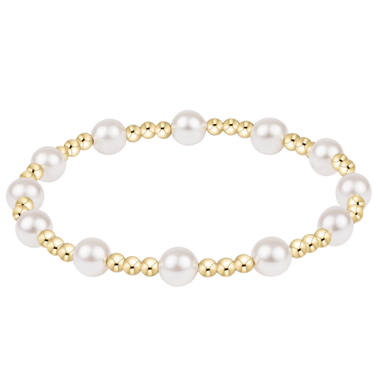 Sincerity Pearl Bead Bracelet