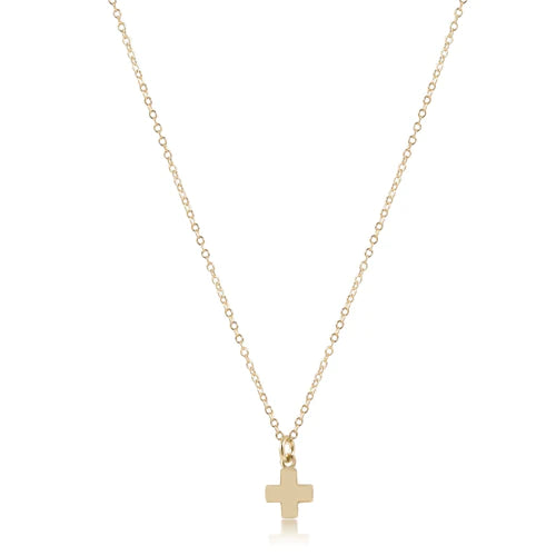 16" Small Signature Cross Necklace