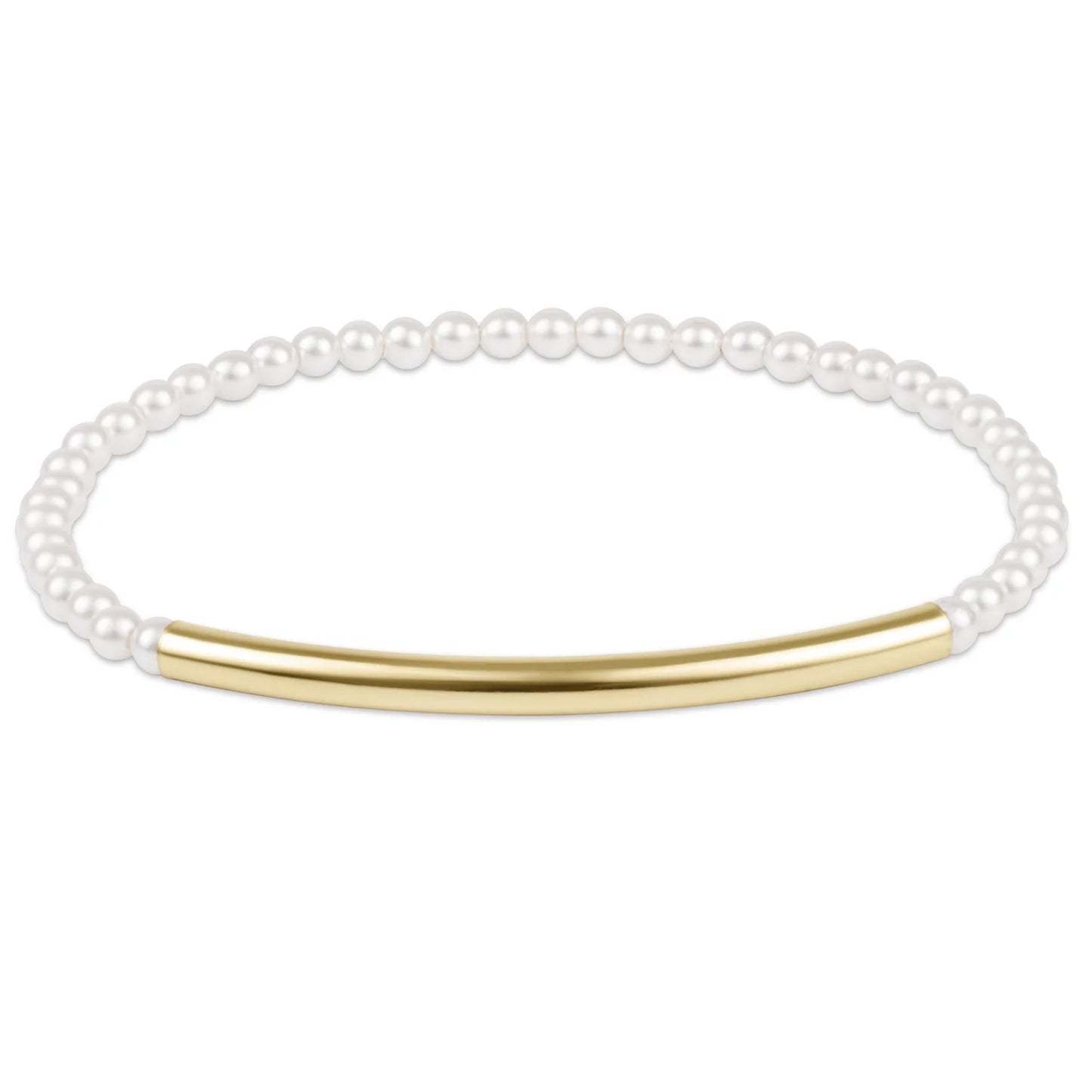 Bliss Bar Smooth Pearl Bead Bracelet