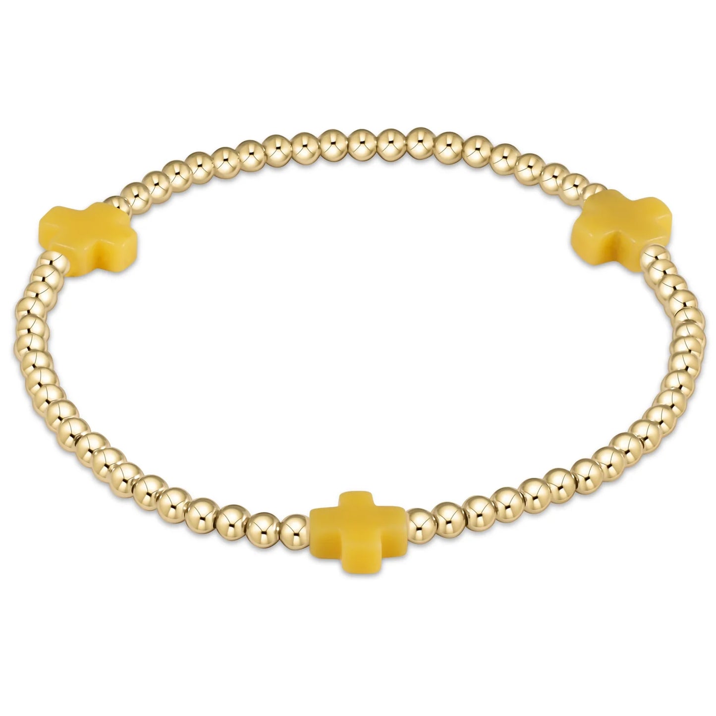 Signature Cross 3mm Bead Bracelet - Egirl