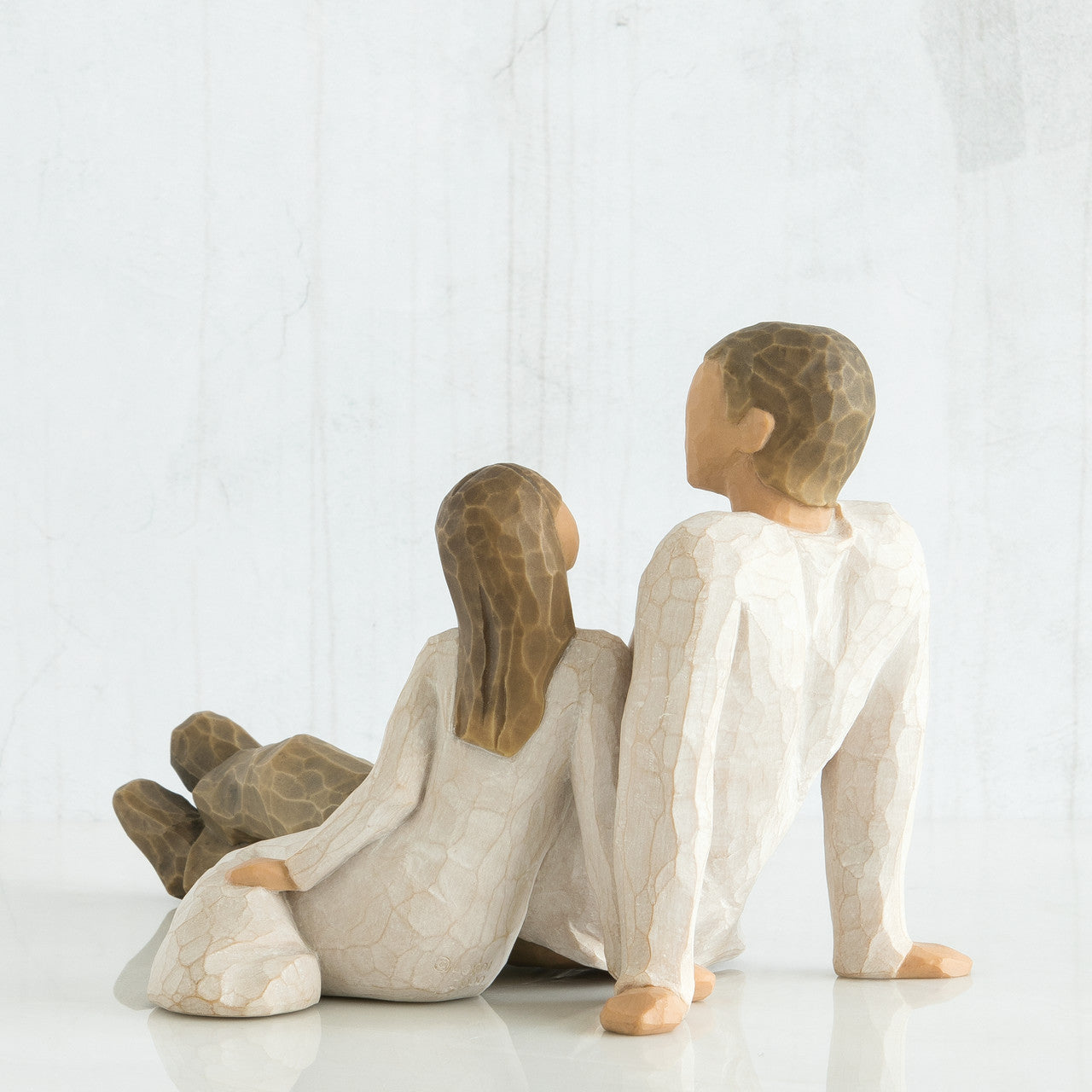 Father and Daughter Figurine