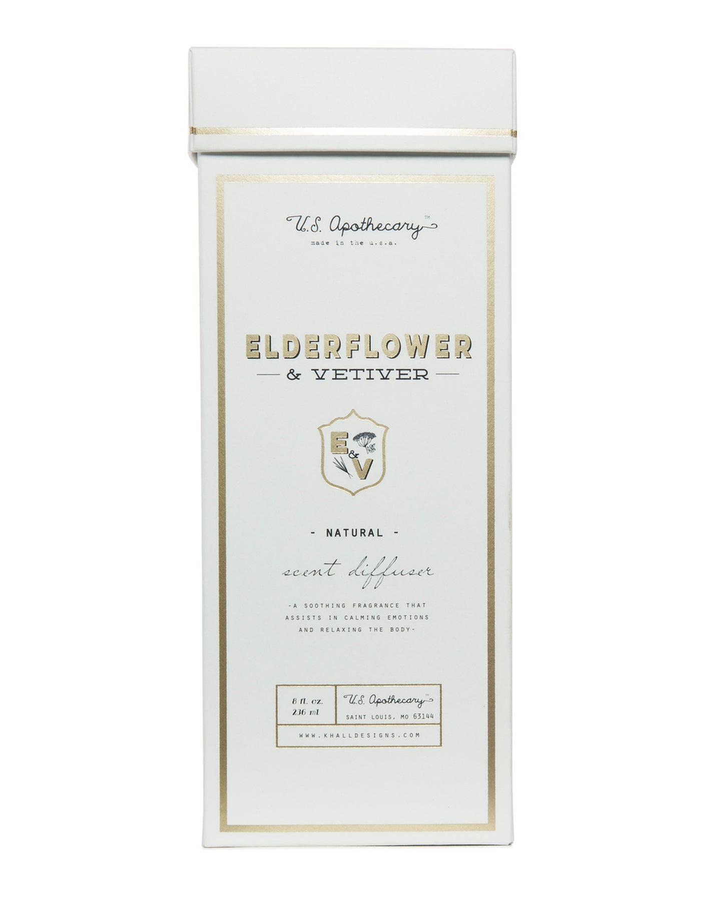 Elderflower & Vetiver Scent Diffuser Kit