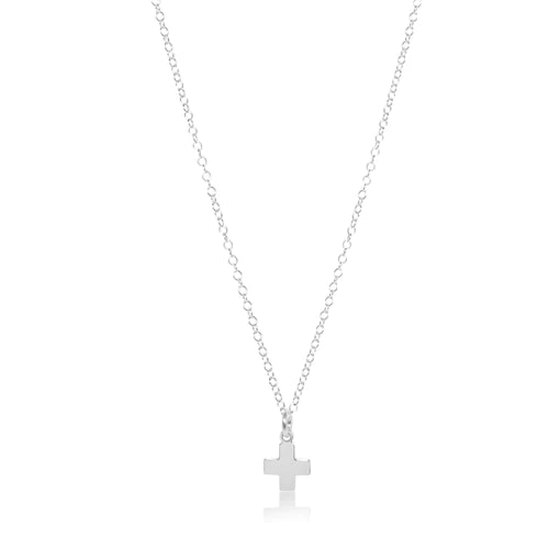 16" Sterling Silver Signature Cross Necklace