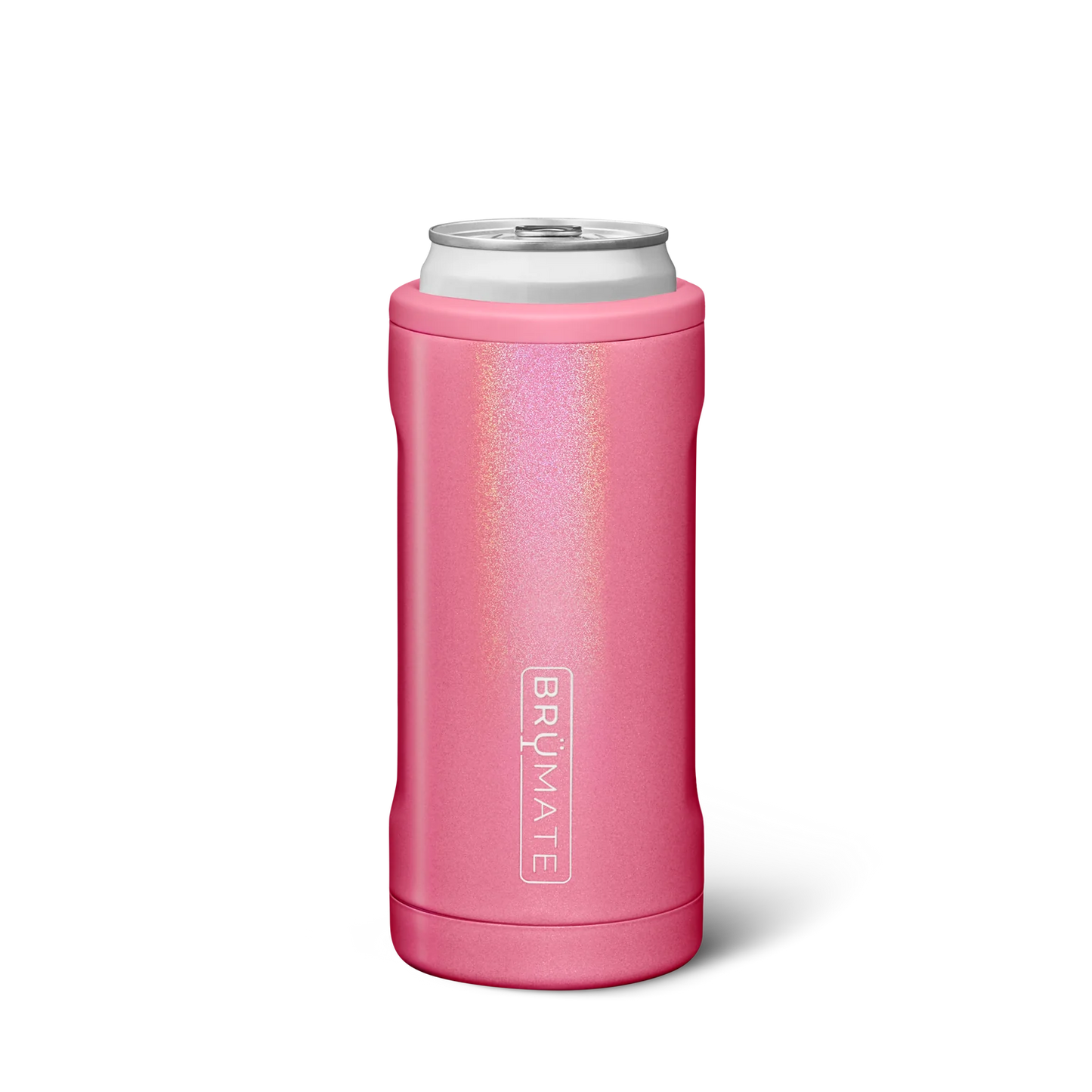 Hopsulator Slim Can Cooler (12oz Slim Cans) - Glitter Pink