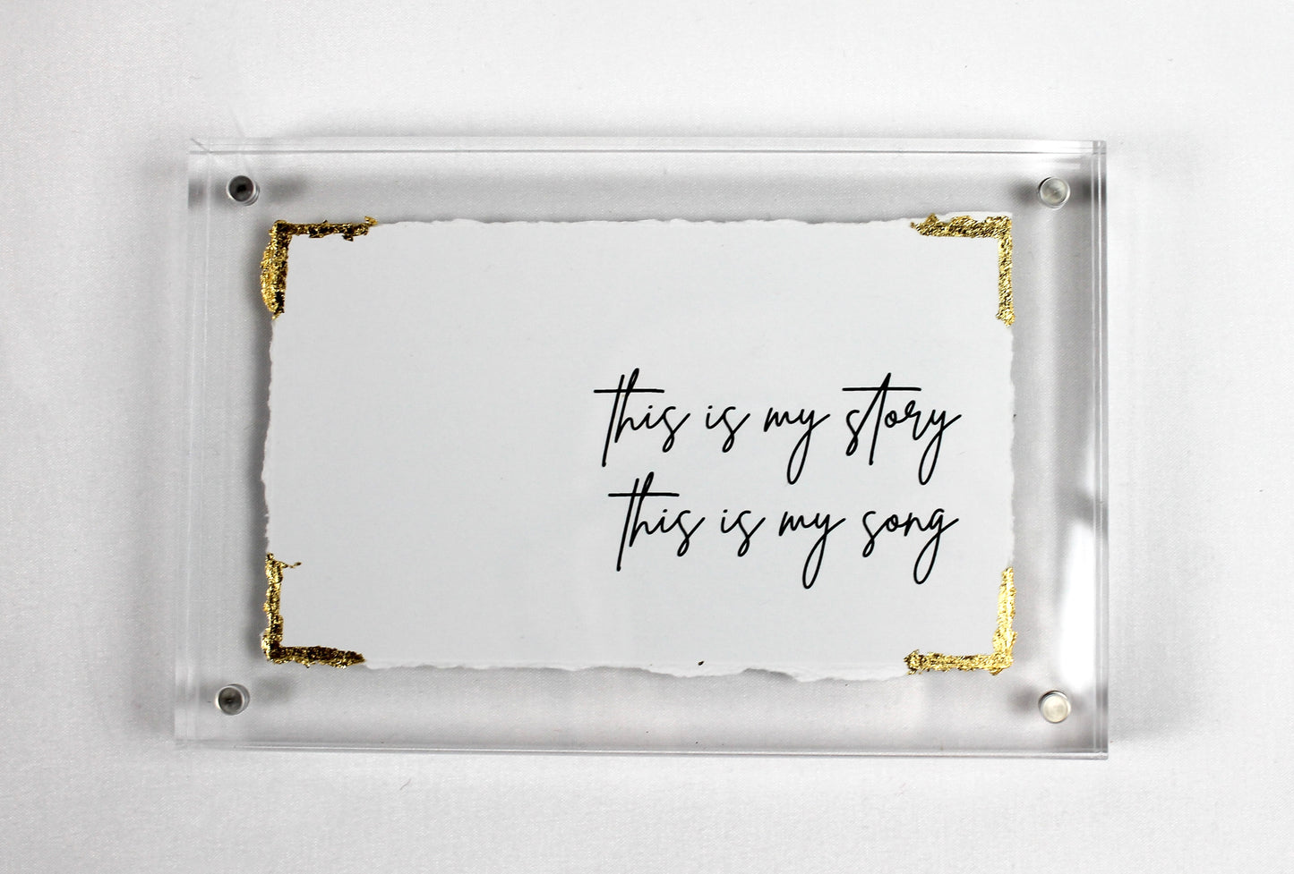 This is my story - Acrylic Frame